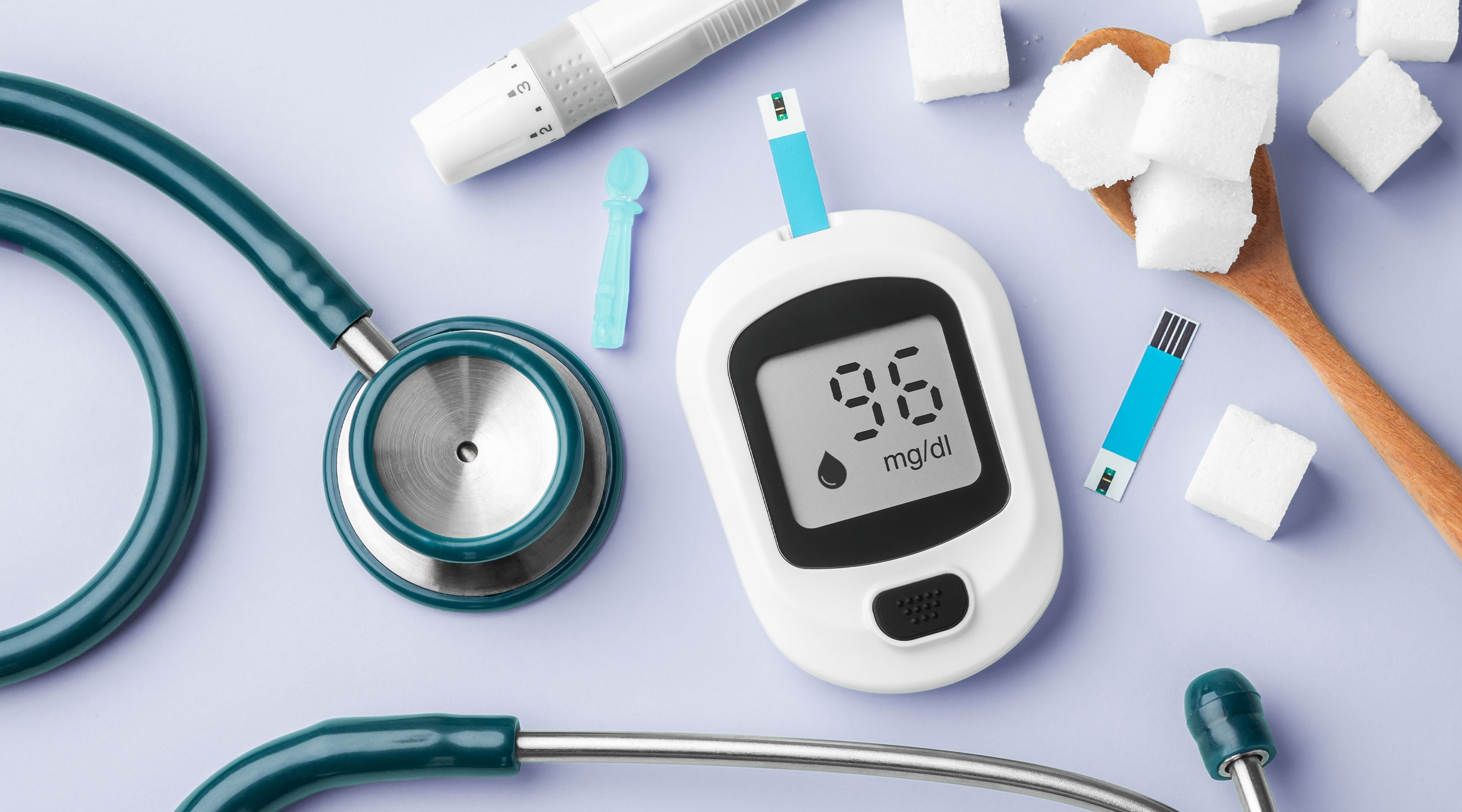 Kendalikan kadar gula darah untuk mengontrol diabetes. 