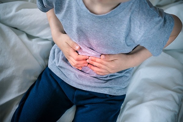 Stomach ache and decreased appetite are some of the symptoms of worms.