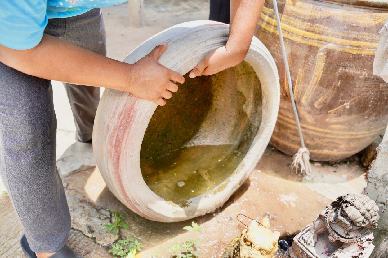 Clean and drain the water tank.