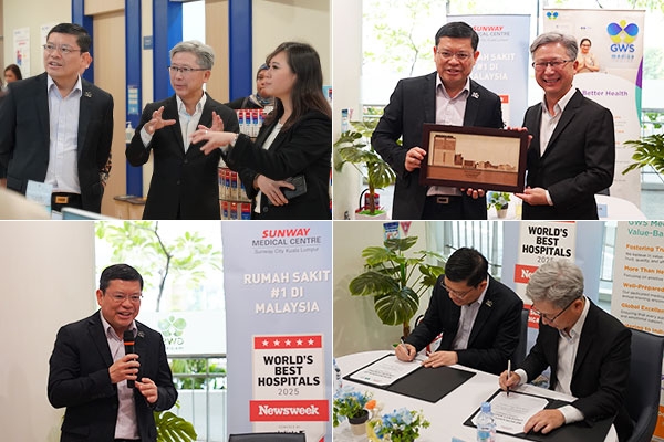 The collaboration between GWS Medika and Sunway Medical Centre marks the opening of access to international quality healthcare services.