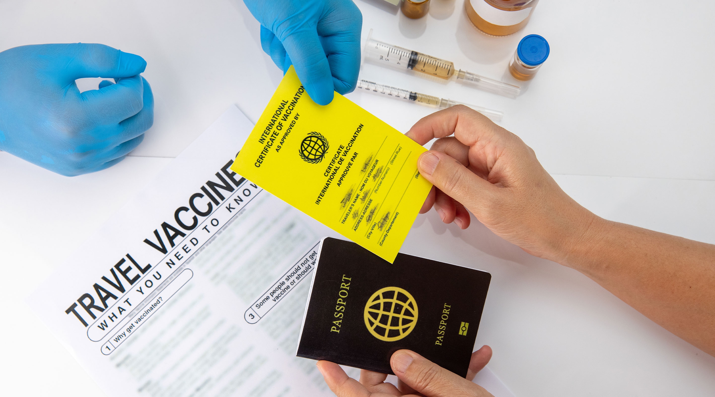 Some travel destinations require vaccinations for travelers.