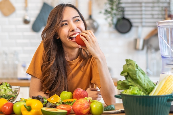 Consume fruits and vegetables to maintain the immune system.