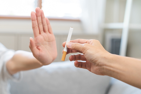 Quitting smoking reduces the risk of cervical cancer